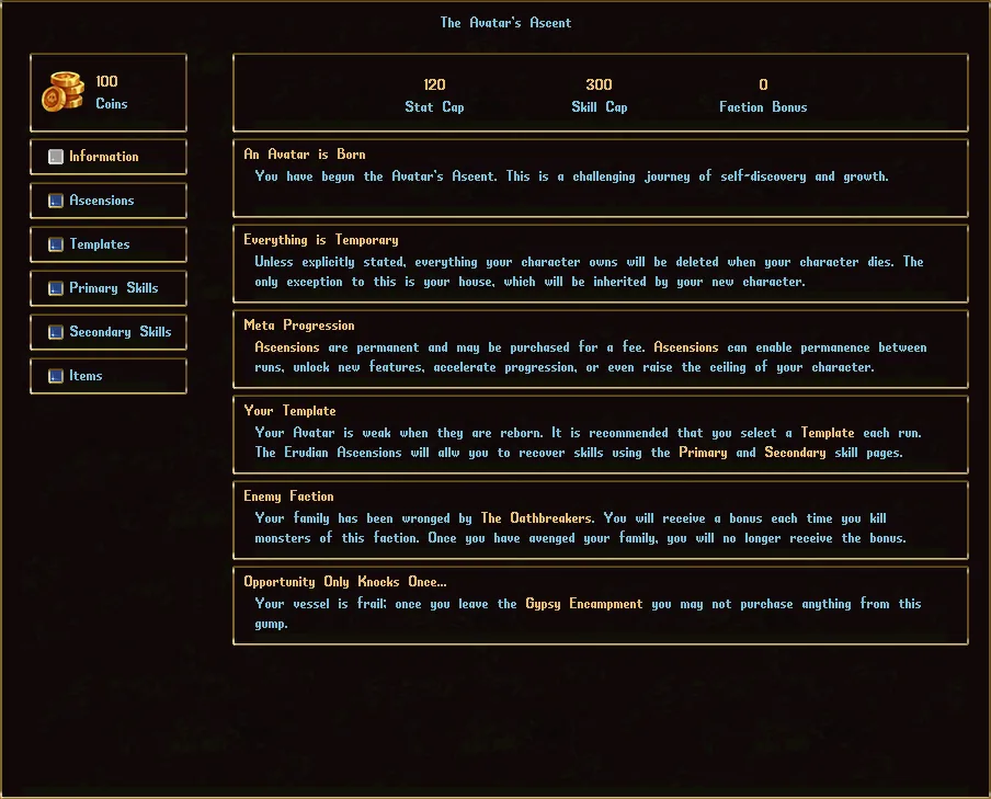 Avatar info gump(待校对)